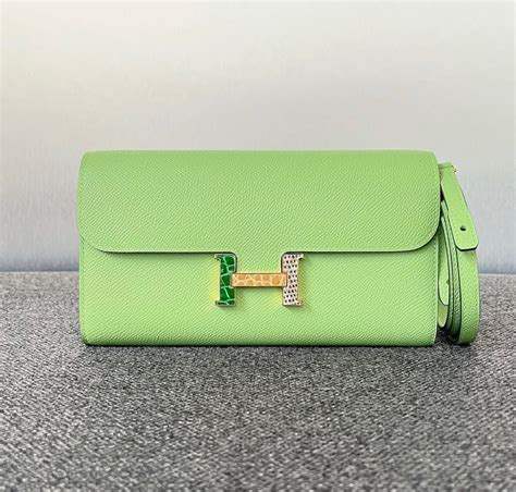 cactus hermes|Hermes vert criquet.